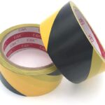 Yellow Black Barrier Tape